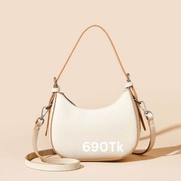 Trendy tote new style Women’s shoulder Bag (Cream Color
