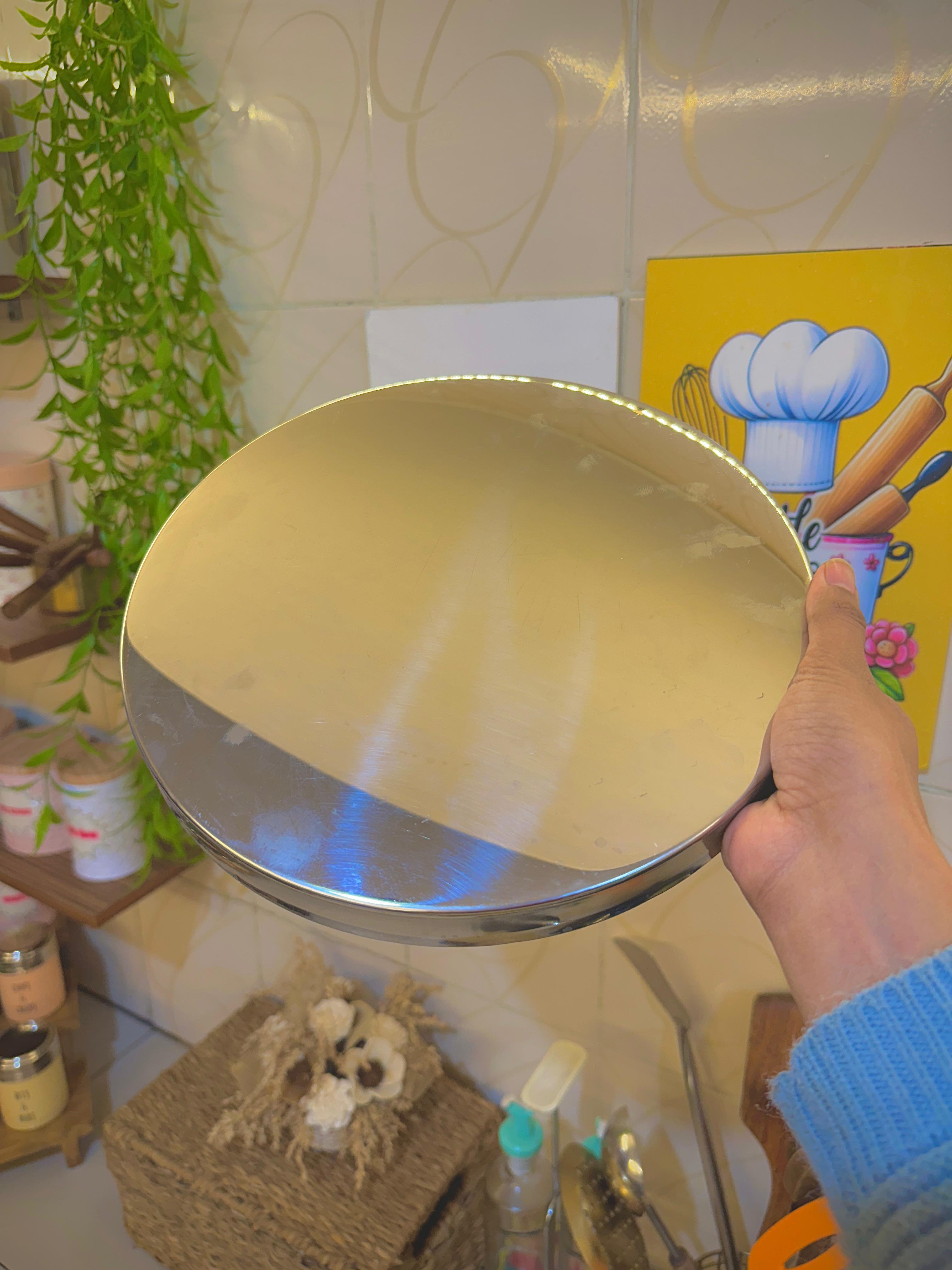 স্টিলের রুটি বানানো পিড়ি= ফ্রি হোম ডেলিভারি